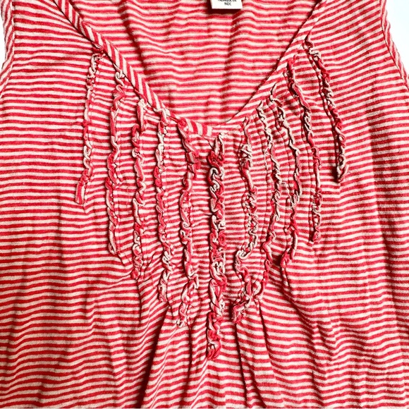 SzSm / DKNY Striped Tank with Ruffles - Picture 8 of 13
